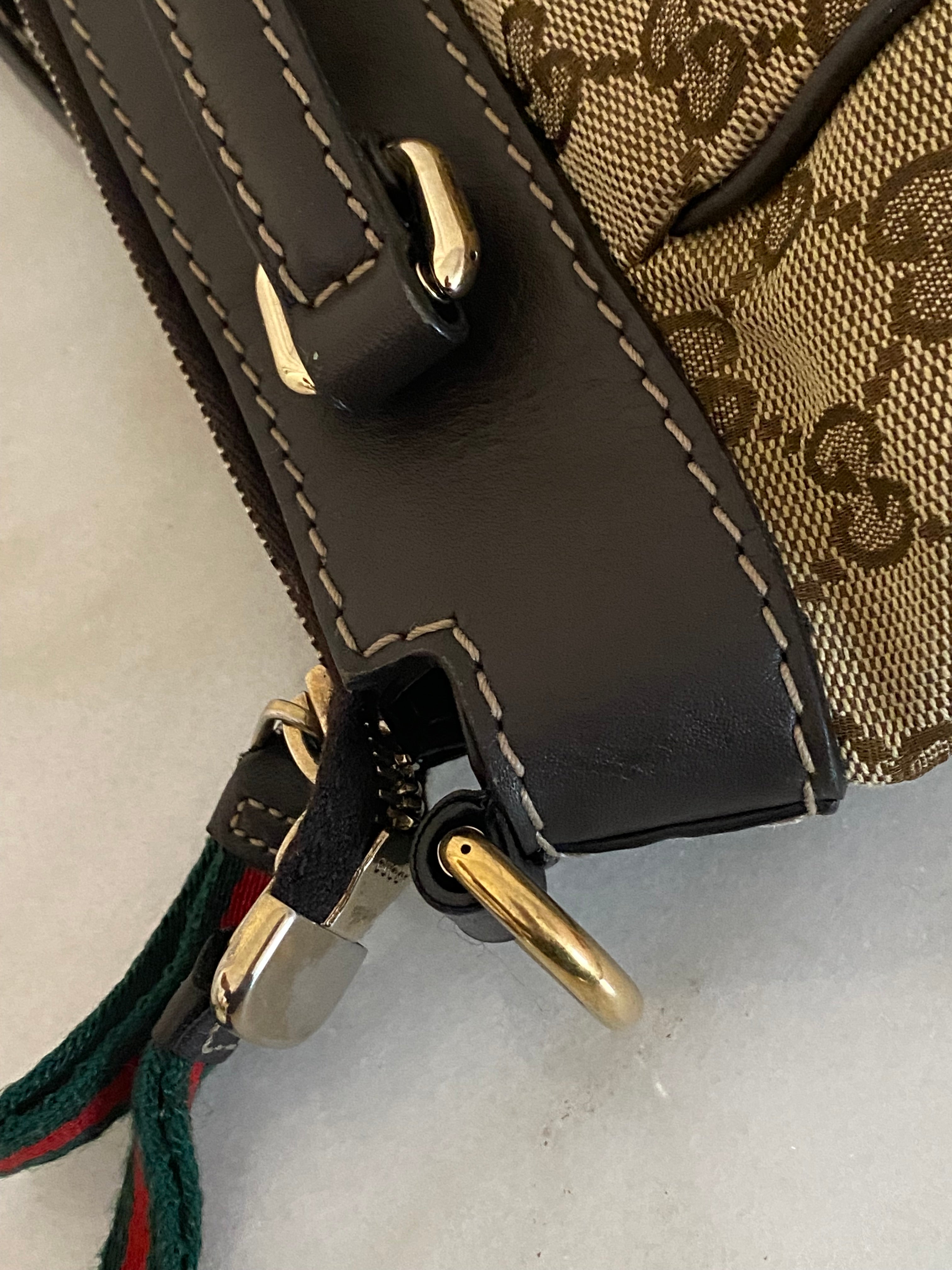 Gucci Bicolor GG Web Mayfair Bag