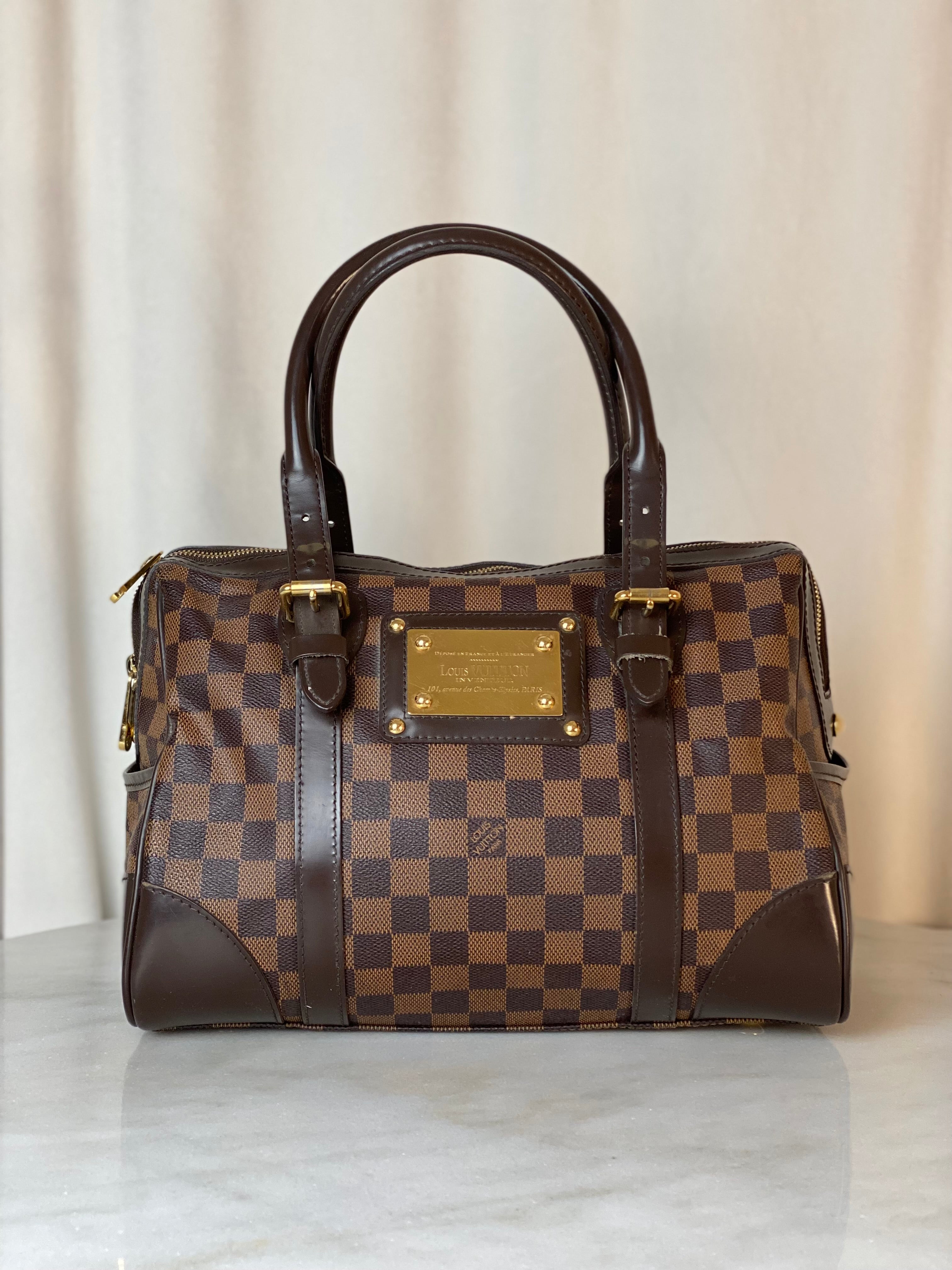 Louis Vuitton Damier Ebene Berkeley Tote Bag