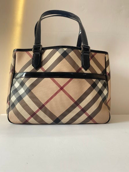 Burberry Nova Check Tote Bag