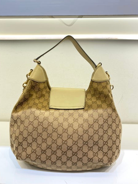 Gucci Bicolor GG Emily Hobo Bag