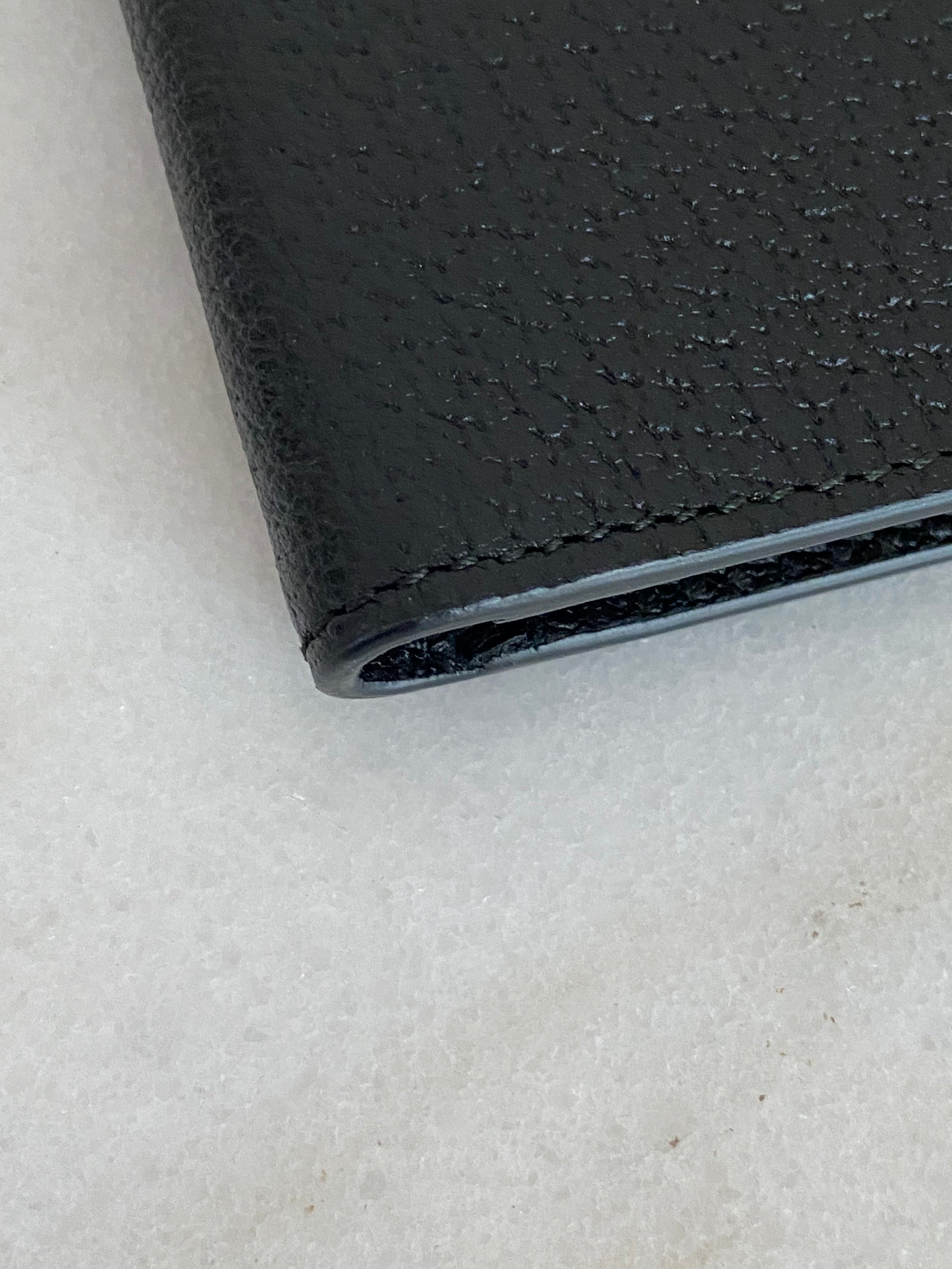 Gucci Black GG Marmont Bifold Small Wallet