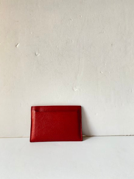 Prada Red Card Holder