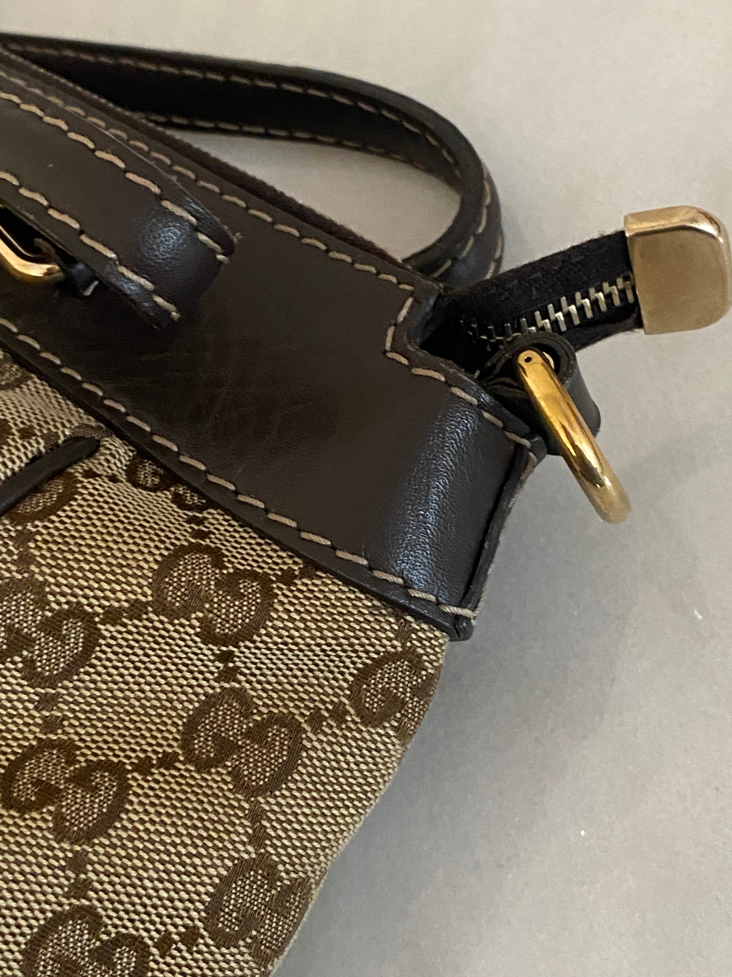 Gucci Bicolor GG Web Mayfair Bag