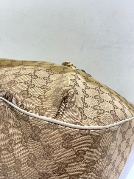 Gucci Bicolor GG Emily Hobo Bag