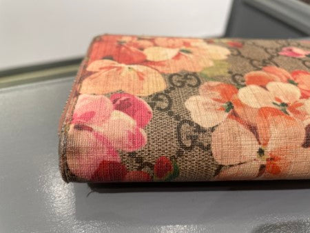 Gucci Ebony GG Floral Wallet