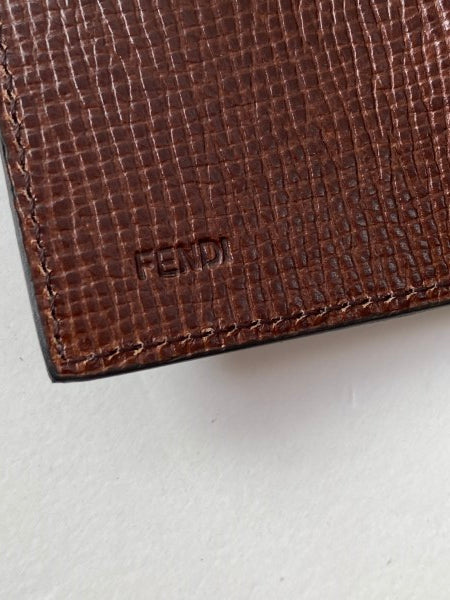 Fendi Brown FF Key Holder