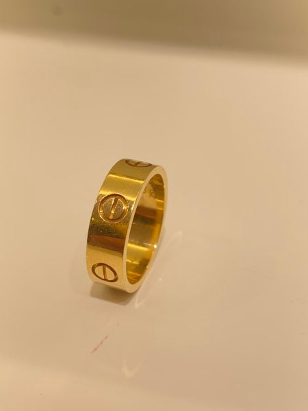 Cartier 18K Yellow Gold Ring 52