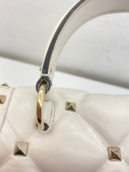 Valentino White VLTN Spike Rockstud Bag