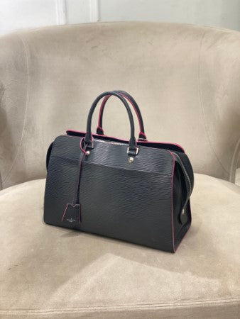 Louis Vuitton Black Vaneau Tote Epi Bag