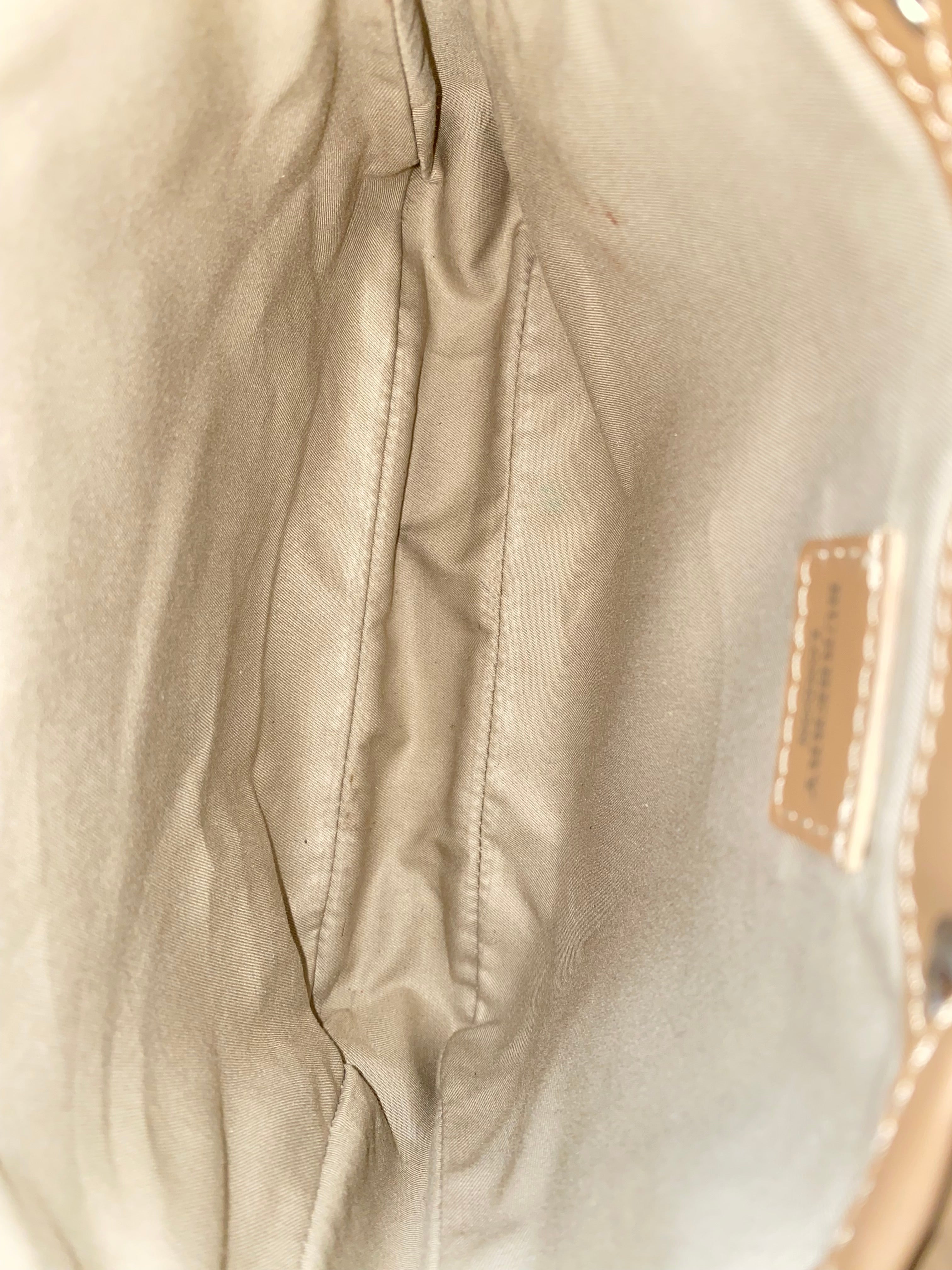 Burberry Bicolor Nova Check Bucket Shoulder Bag