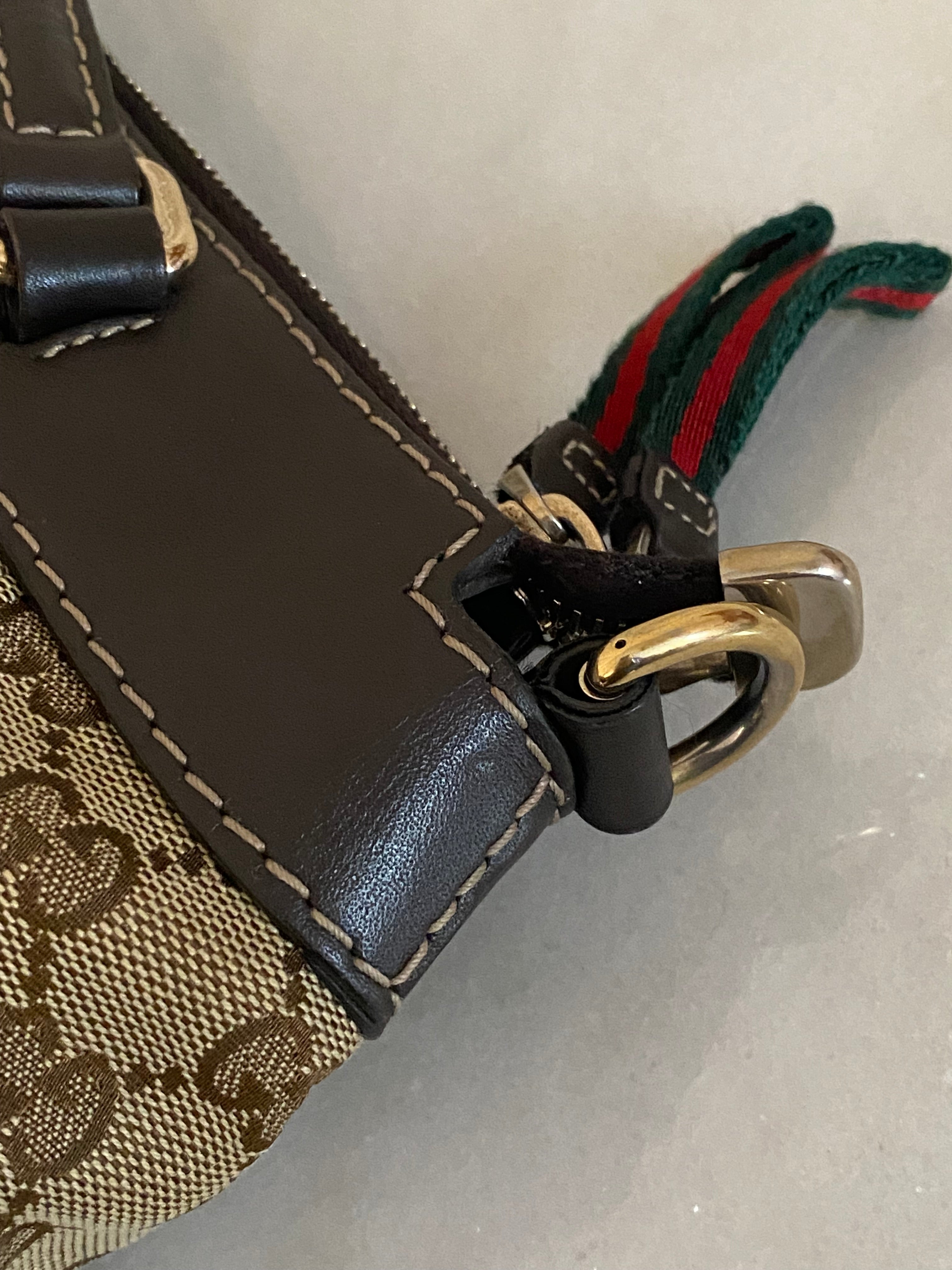 Gucci Bicolor GG Web Mayfair Bag