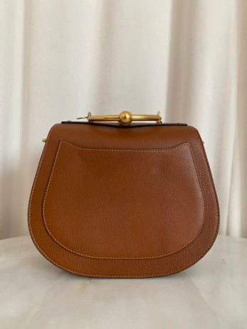 Chloe Brown Nile Bracelet Crossbody Bag