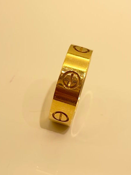 Cartier 18K Yellow Gold Ring 52