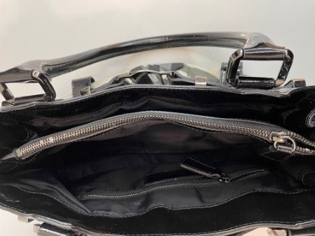 Burberry Black Beat Check Nylon Shoulder Bag