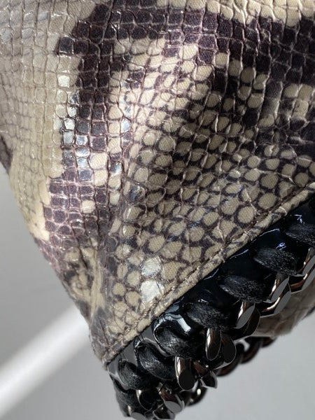 Stella Mccartney Bicolor ECO Python Falabella Tote Bag