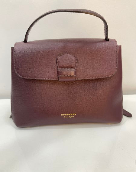 Burberry Burgundy House Check Camberley Bag