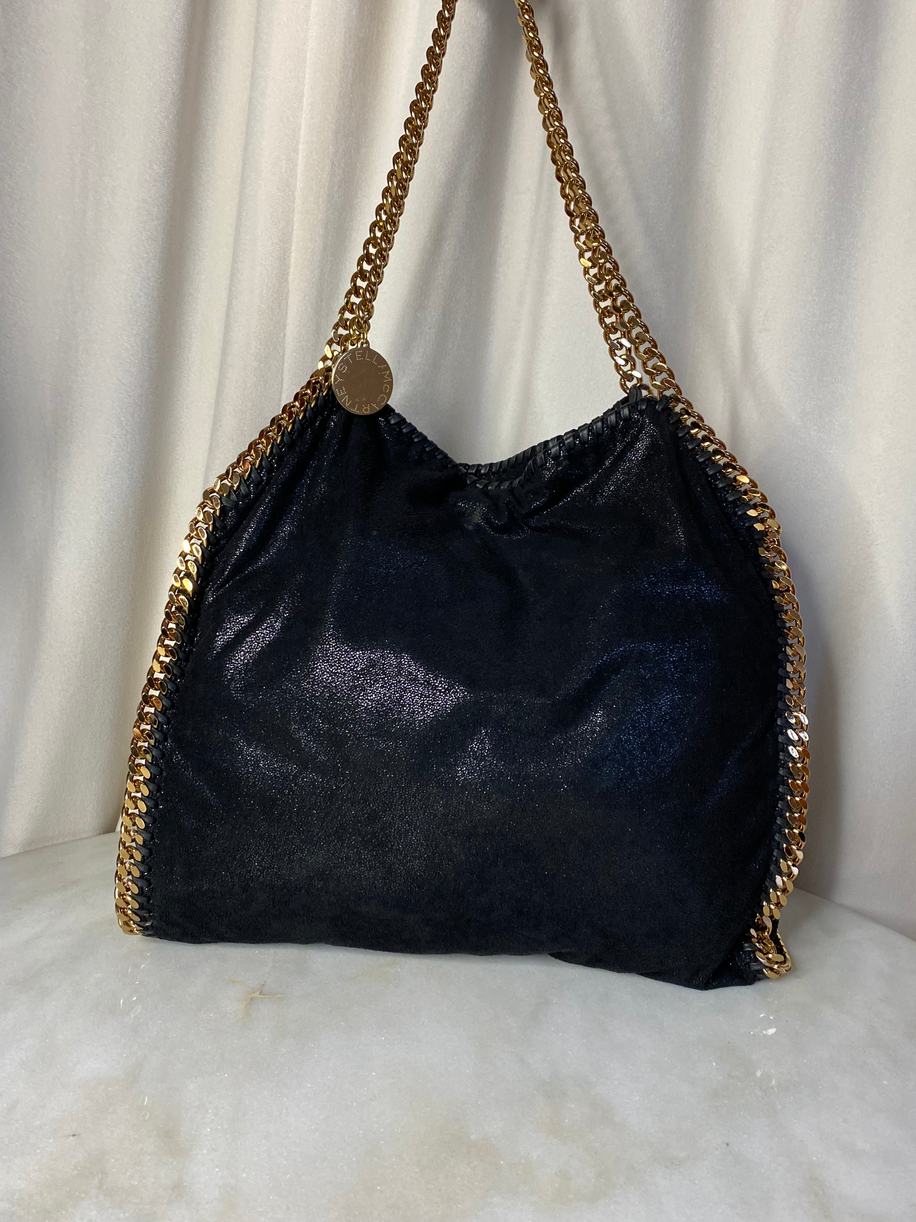 Stella Mccartney Black Falabella 2 Chain Bag