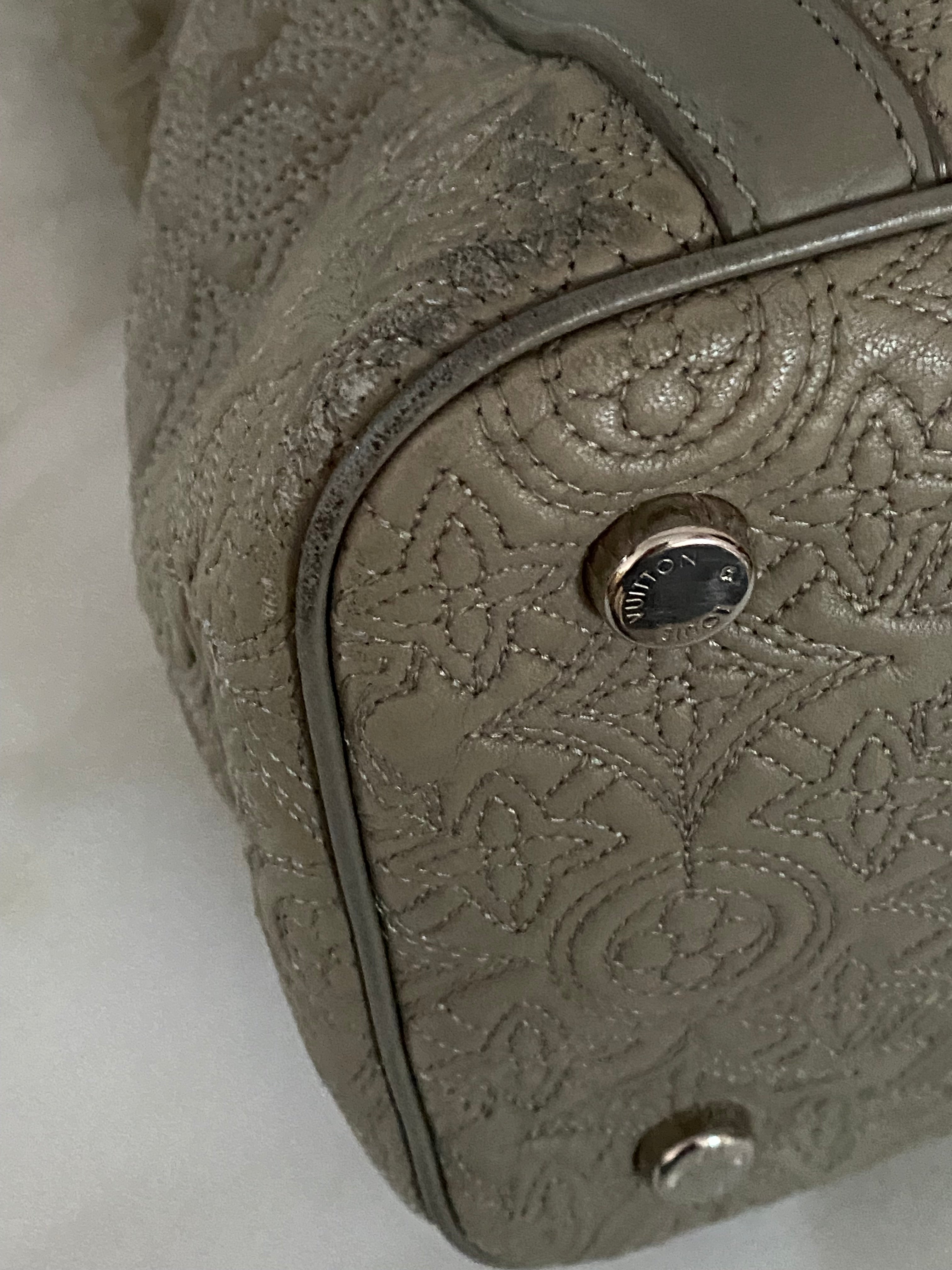 Louis Vuitton Grey Monogram Antheia lxia Bag