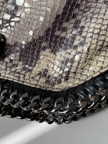 Stella Mccartney Bicolor ECO Python Falabella Tote Bag