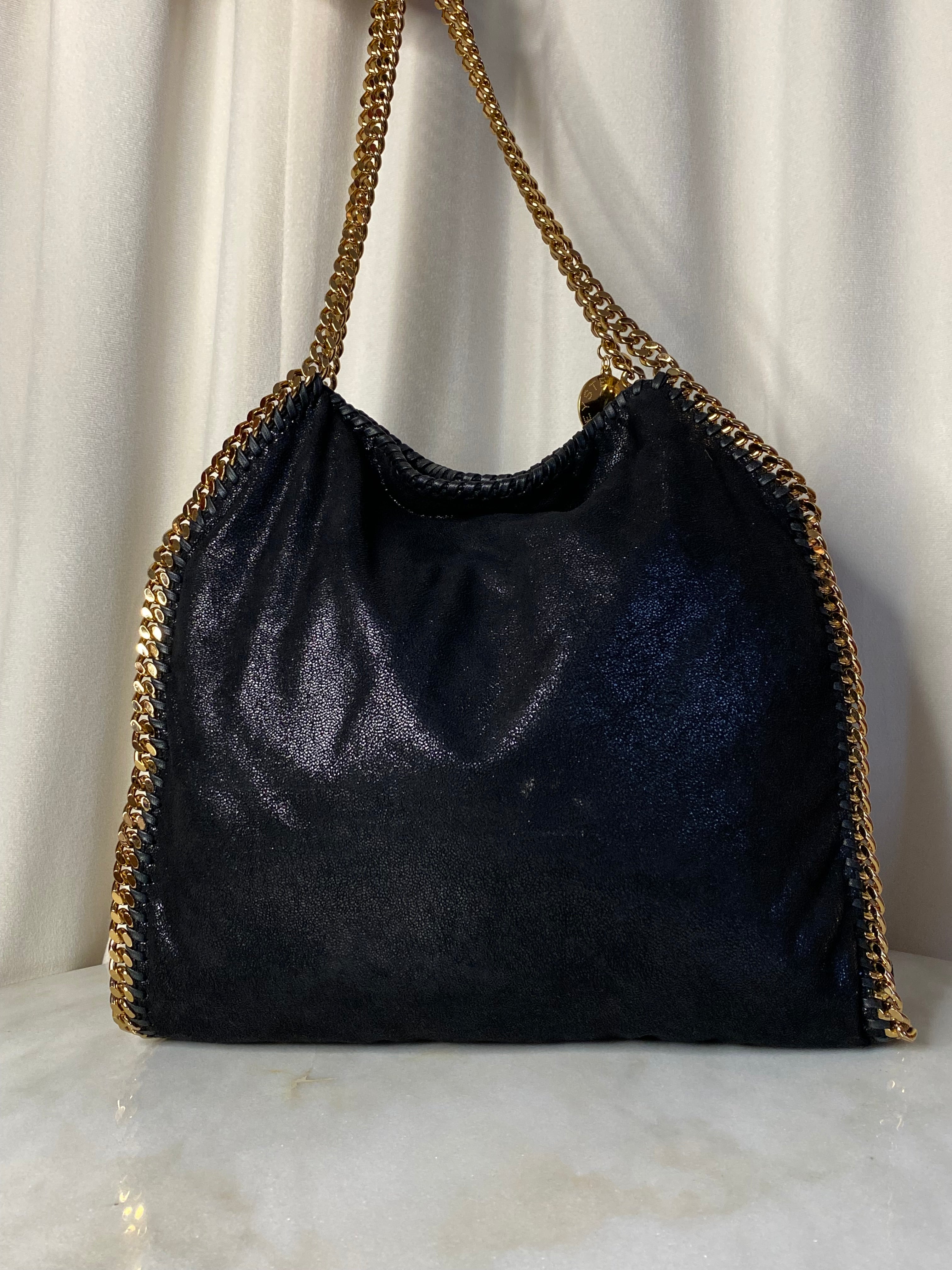 Stella Mccartney Black Falabella 2 Chain Bag