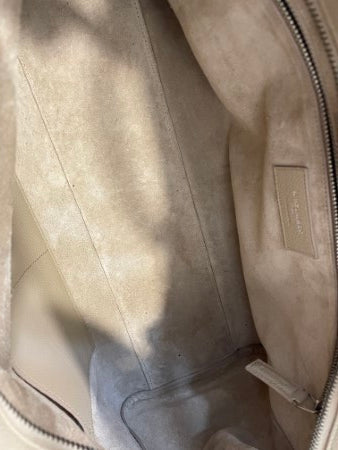 YSL Beige Cabas Rive Gauche Bag