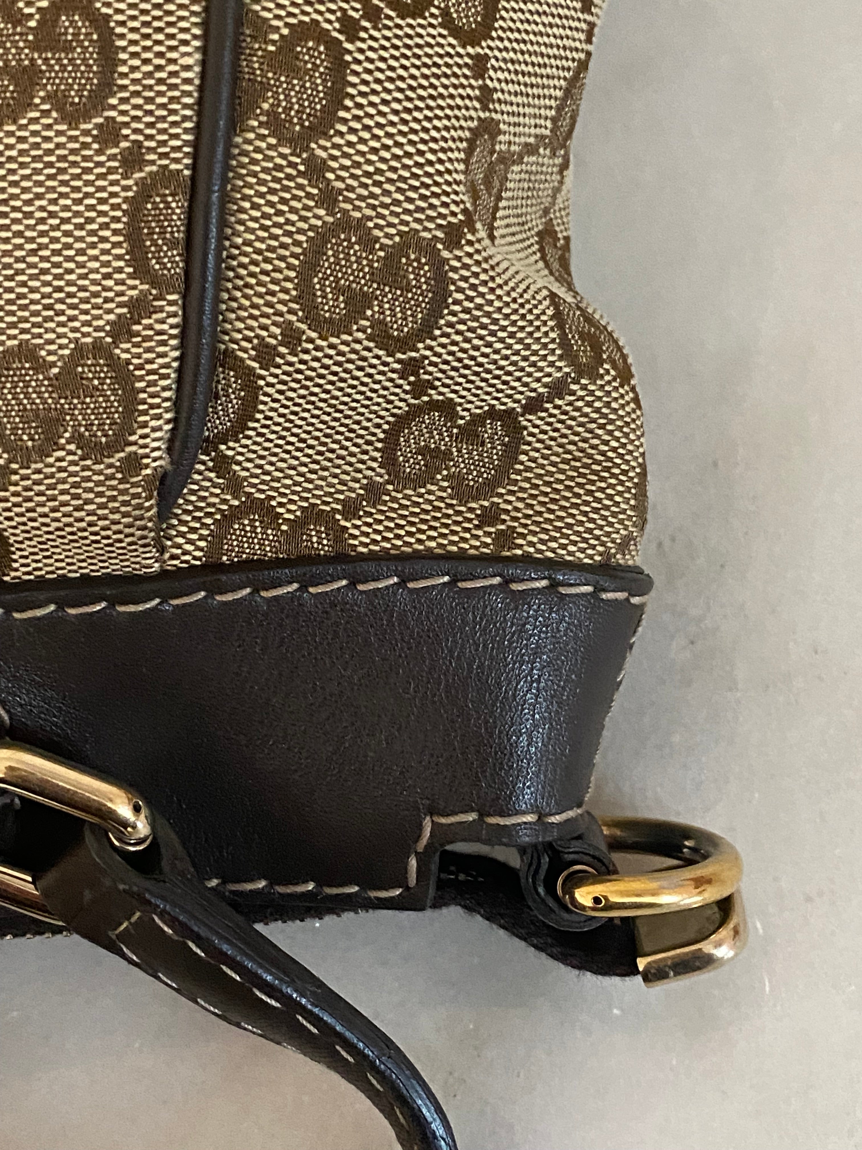 Gucci Bicolor GG Web Mayfair Bag