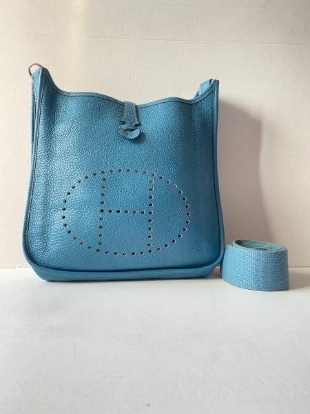 Hermes Turquoise Evelyne PM Bag