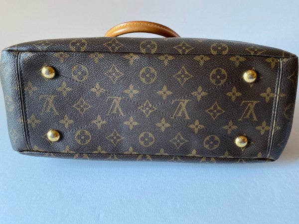 Louis Vuitton Monogram Burgundy Pallas Tote Bag