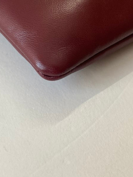 YSL Dark Red Calypso Small Pouch