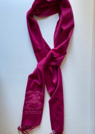 Burberry Fuchsia Cashmere Scarf