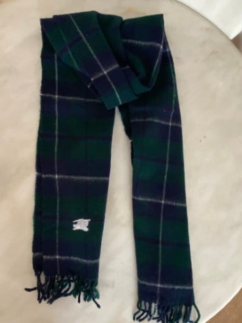 Burberry Tricolor Long Wool Scarf