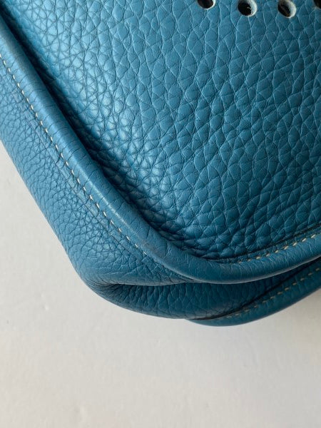 Hermes Turquoise Evelyne PM Bag