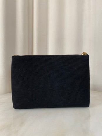 Givenchy Black Logo Travel Clutch