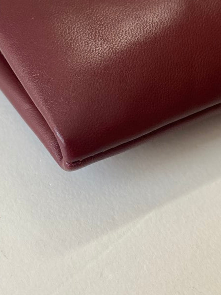 YSL Dark Red Calypso Small Pouch