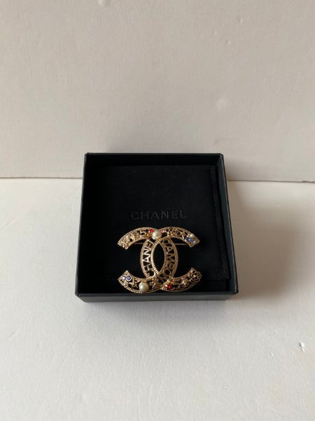 Chanel Gold CAMBON Brooch