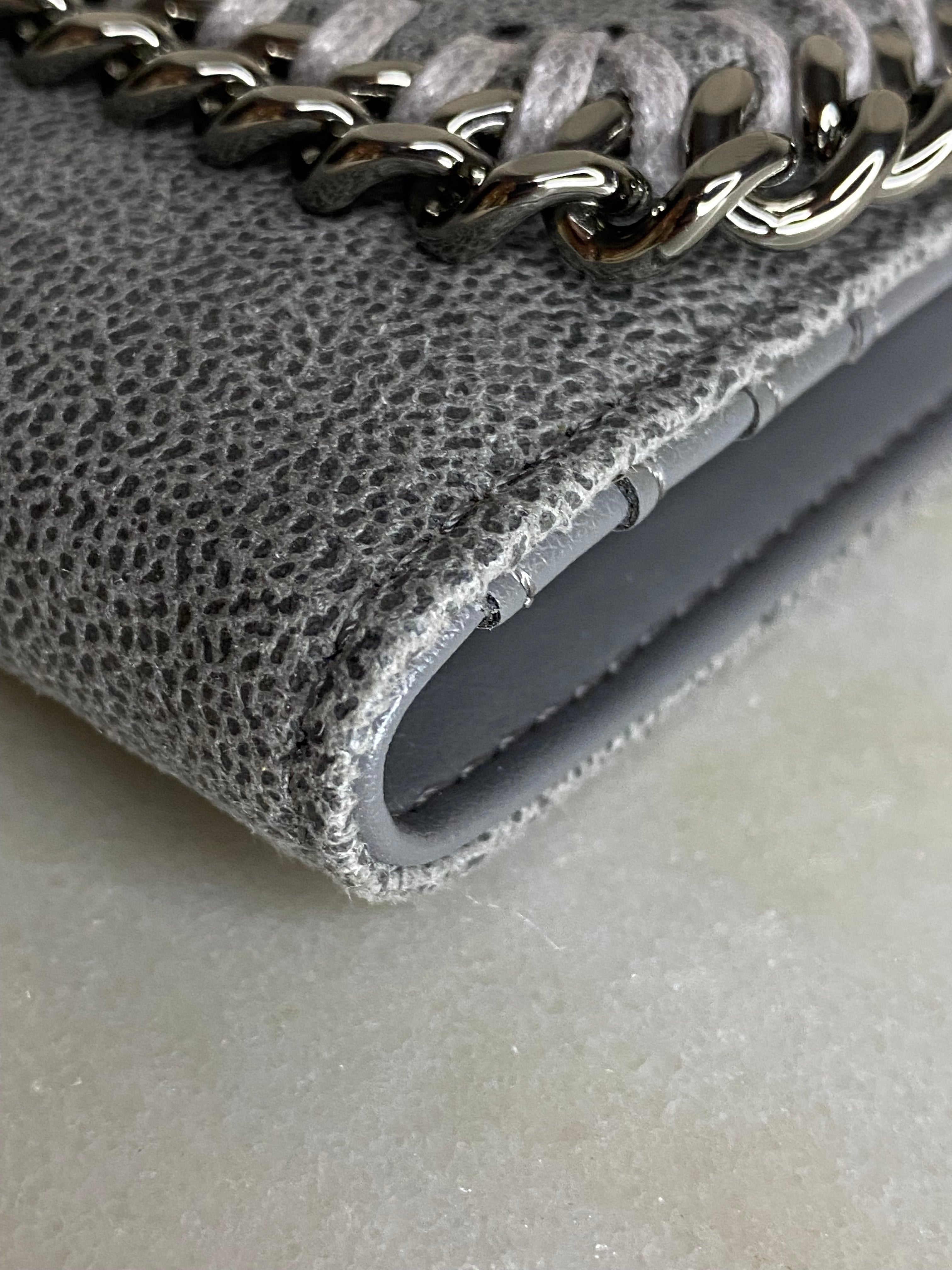 Stella Mccartney Grey Falabella Small Wallet