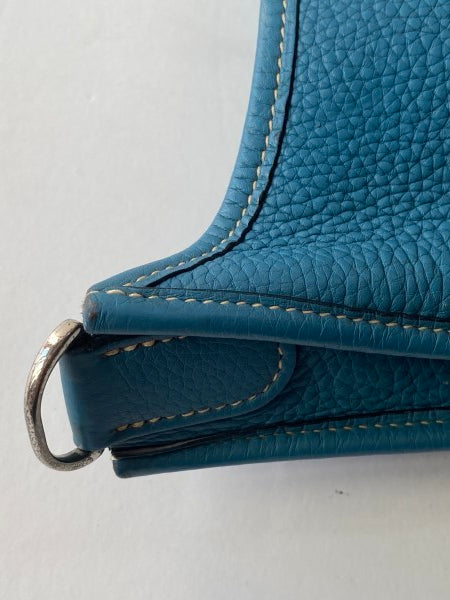 Hermes Turquoise Evelyne PM Bag