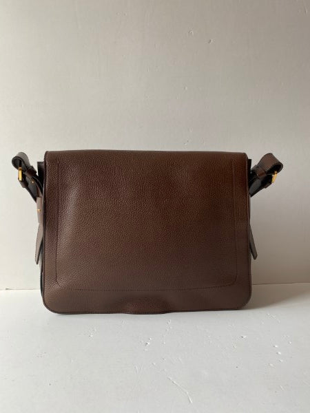 Tom Ford Brown Shoulder laptop Bag