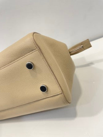 YSL Beige Cabas Rive Gauche Bag