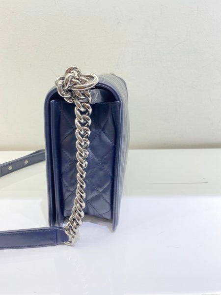 Chanel Blue Boy Medium Bag