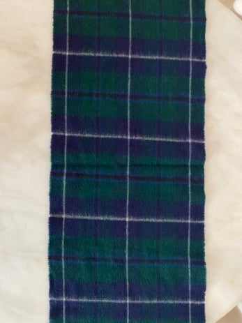 Burberry Tricolor Long Wool Scarf