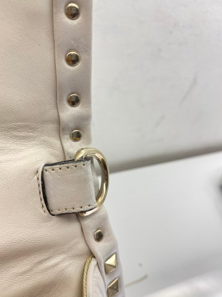 Valentino White VLTN Spike Rockstud Bag