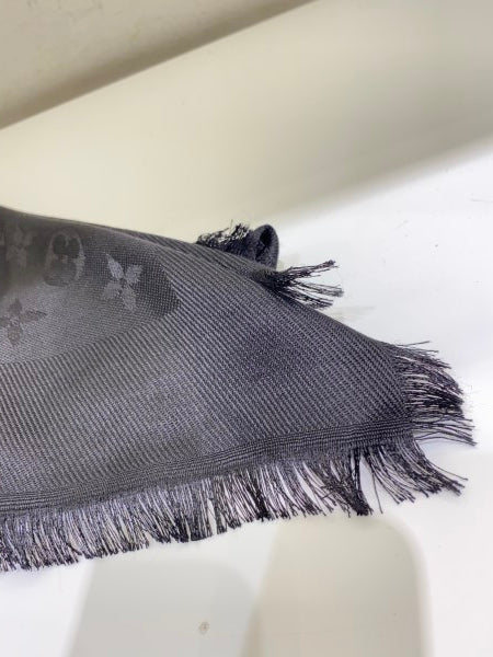 Louis Vuitton Black Monogram Shawl