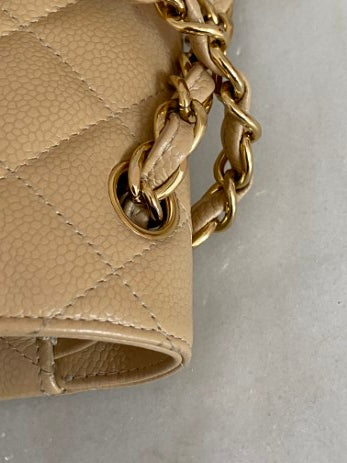 Chanel Beige Clair Jumbo Double Flap Bag