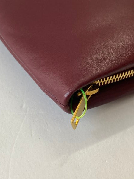 YSL Dark Red Calypso Small Pouch