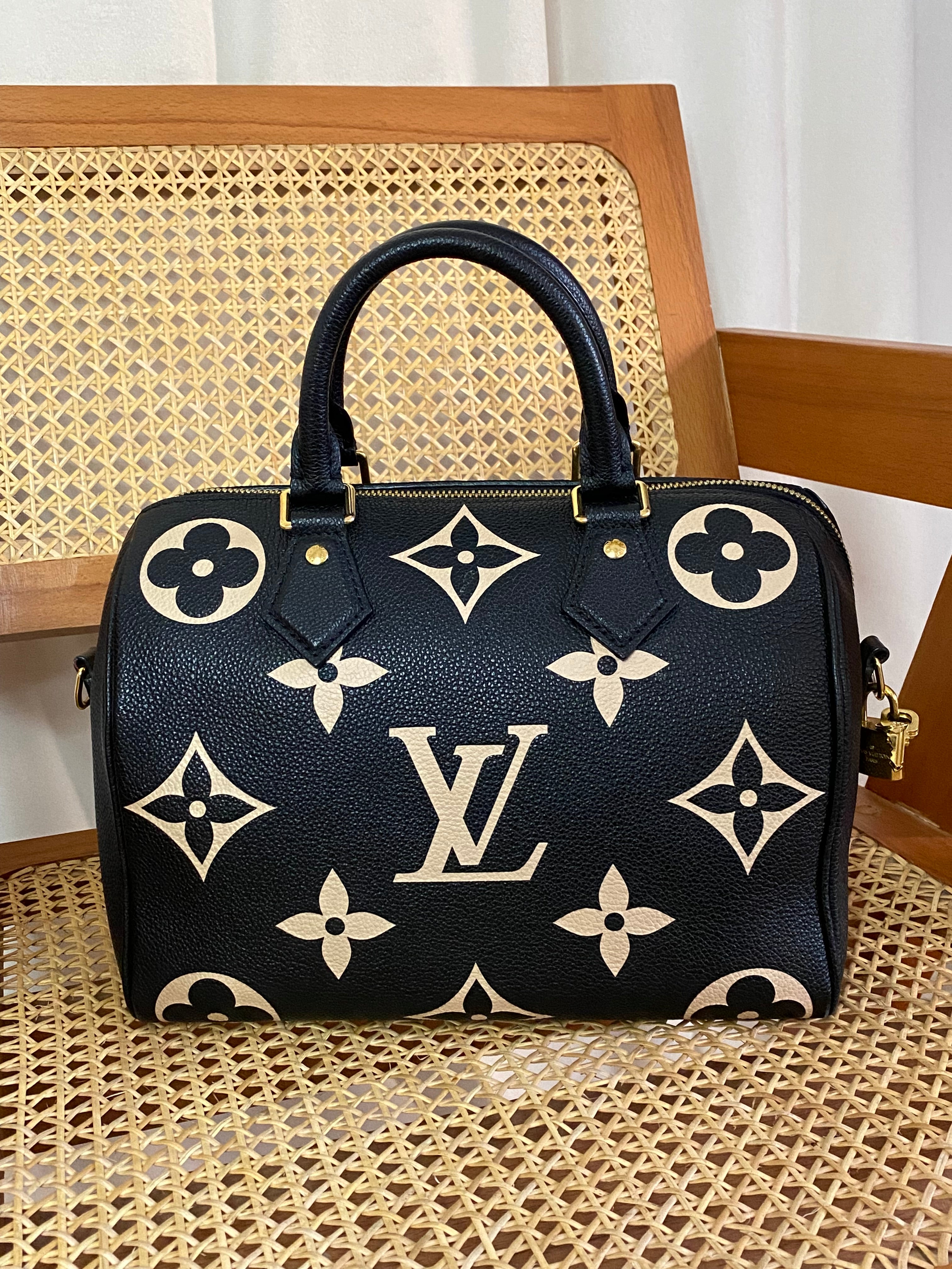 Louis Vuitton Bicolor Speedy Bandouliere 25 Bag