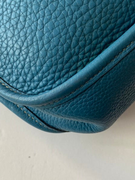 Hermes Turquoise Evelyne PM Bag