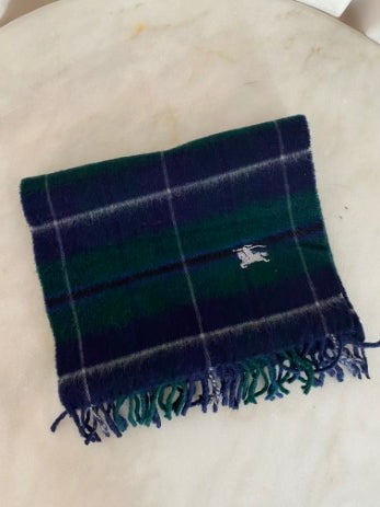 Burberry Tricolor Long Wool Scarf