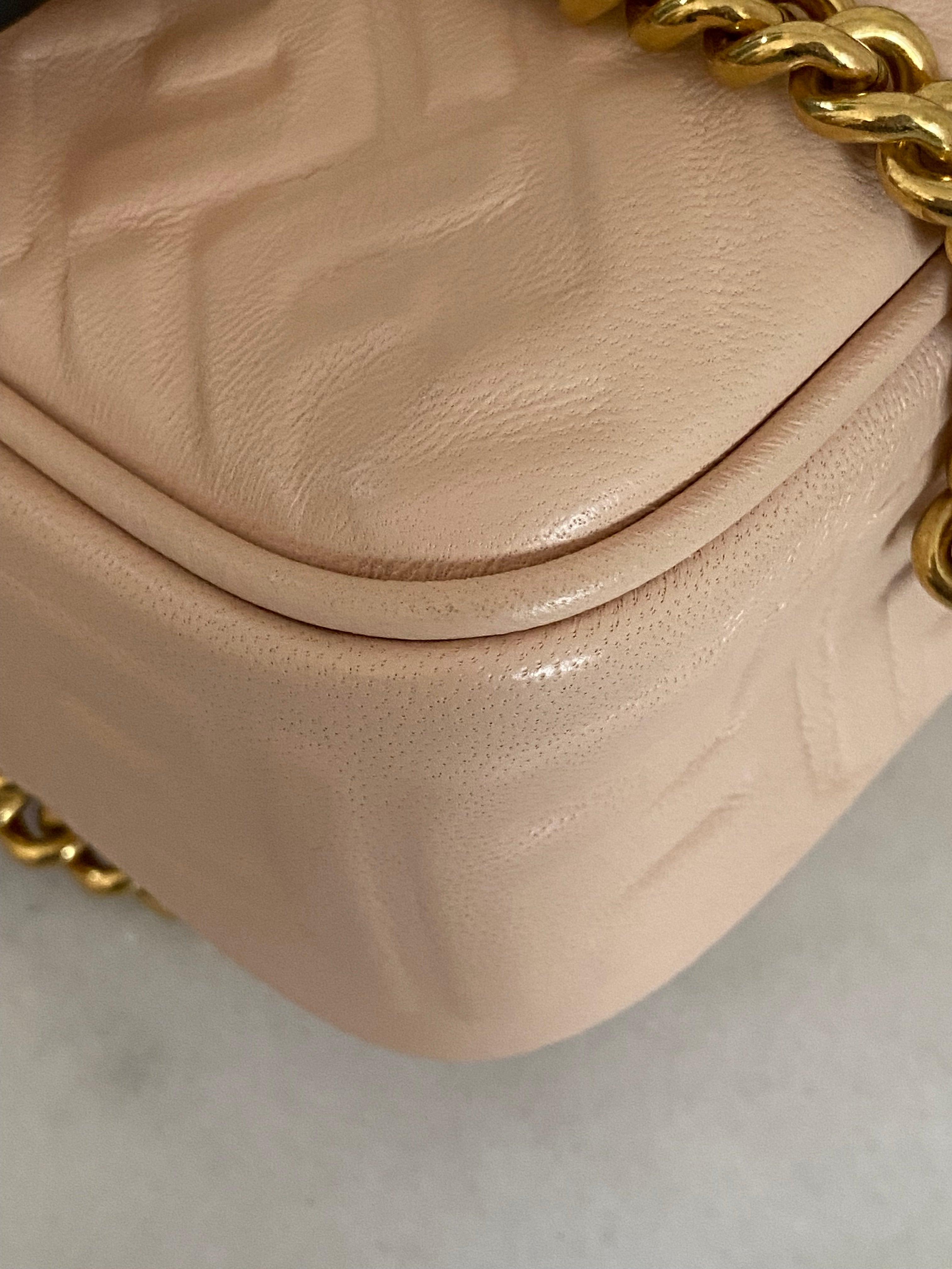 Fendi Pink Baguette Chain Small Midi Bag