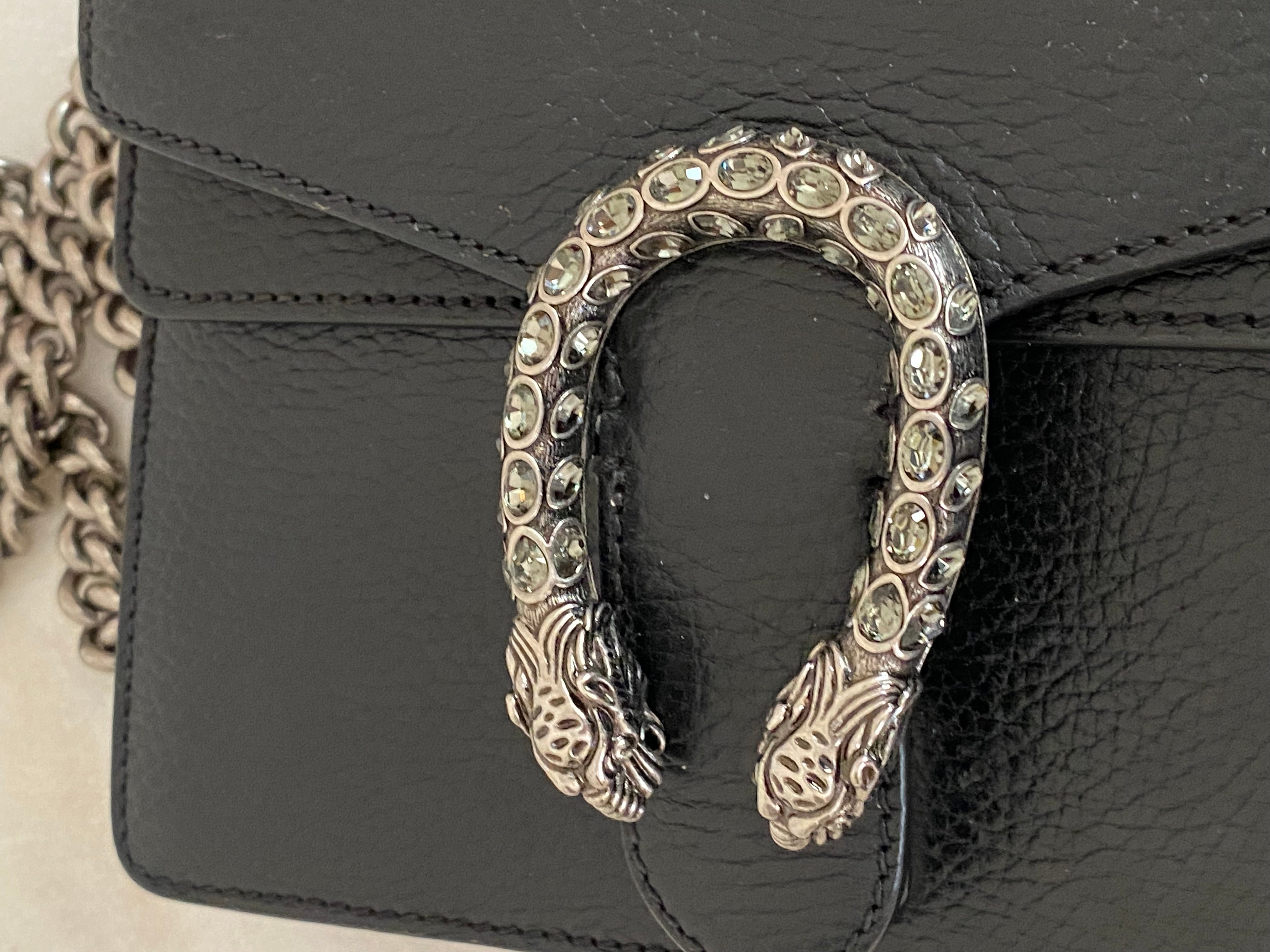 Gucci Black Dionysus Mini Shoulder Bag